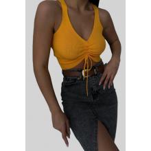 CROP-TOP ME V ΛΑΙΜΟ