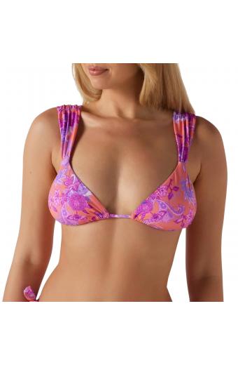 Guess Μαγιό Top Triangle Eco Printed