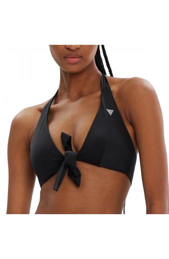 Guess Top Halter Sopra Μαύρο E5GJ55 