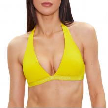 Tommy Hilfiger Μπικίνι Τρίγωνο Halter Κίτρινο