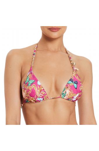 Guess Top Patterned Logo Ρόζ