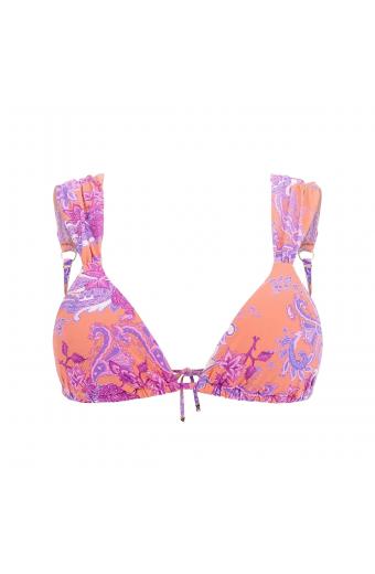 Guess Μαγιό Top Triangle Eco Printed