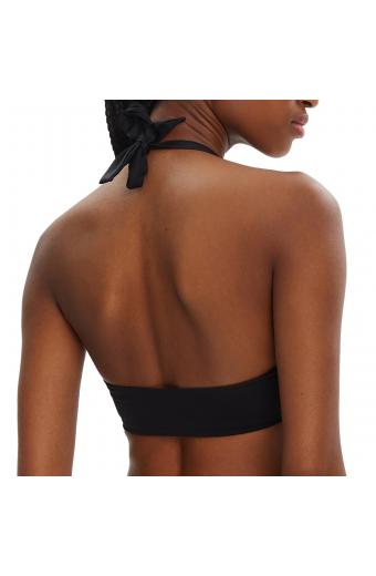 Guess Top Halter Sopra Μαύρο E5GJ55 
