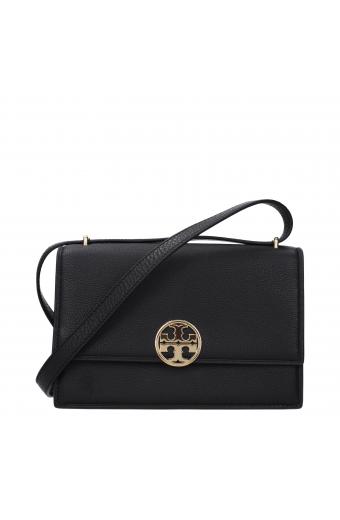 Tory Burch Miller Γυναικεία Τσάντα Ώμου Μαύρη 