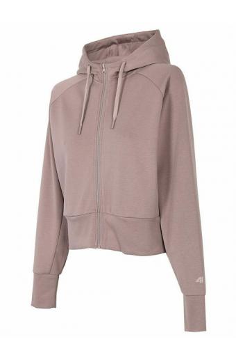 4F Γυναικεία Ζακέτα Φούτερ με Κουκούλα