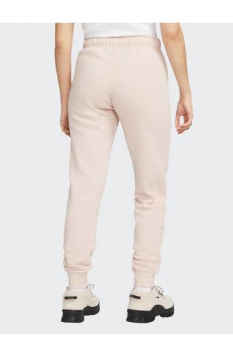 Nike Club Παντελόνι Γυναικείας Φόρμας Μπεζ Fleece