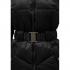 Guess Seline Logo Midi Puffer Μαυρο