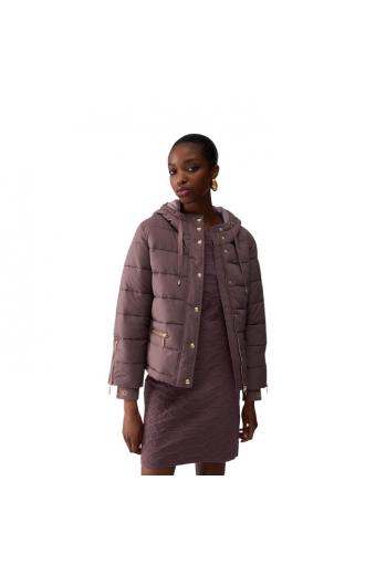 Liu Jo Κοντό puffer μπουφάν Dark pink