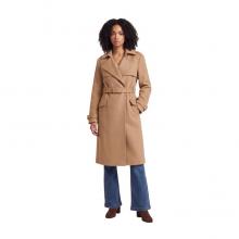 Guess παλτό Eve Melton Trench Μπέζ