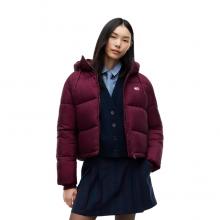 Tommy Jeans Hooded Puffer Jacket calypso berry