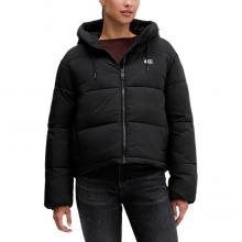 Tommy Hilfiger Κοντό Γυναικείο Puffer Μπουφάν Μαύρο