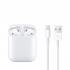 Apple AirPods (2nd generation) Earbud Bluetooth Handsfree Ακουστικά με Θήκη Φόρτισης Λευκά
