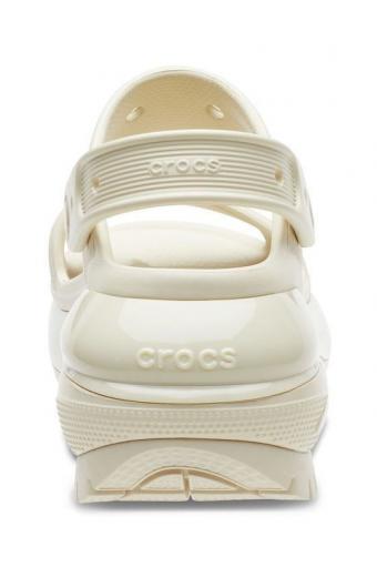 Crocs Crush Καλοκαιρινές Γυναικείες Πλατφόρμες Μπεζ