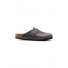 Birkenstock Boston Soft Footbed Oiled Leather Iron Grey