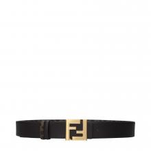 FENDI FF Δερμάτινη Ζώνη Καφέ