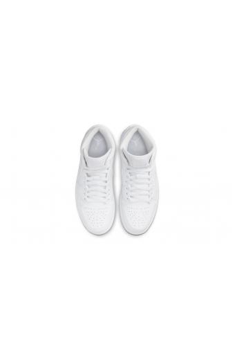 Jordan 1 Mid Triple White