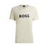 Hugo Boss T-shirt Ανοιχτό Μπεζ