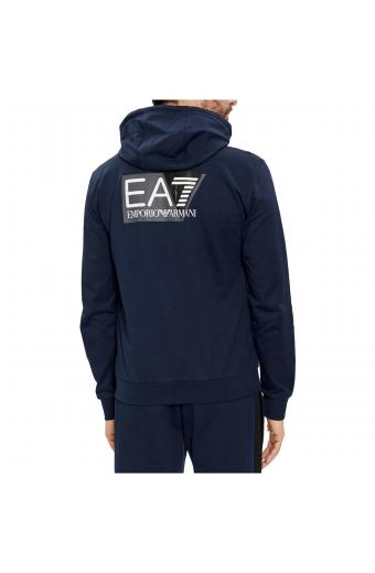 Emporio Armani Φούτερ ζακέτα μπλέ