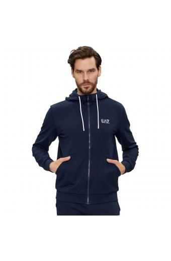 Emporio Armani Φούτερ ζακέτα μπλέ