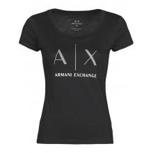 Armani Exchange Γυναικείο T-shirt Μαύρο