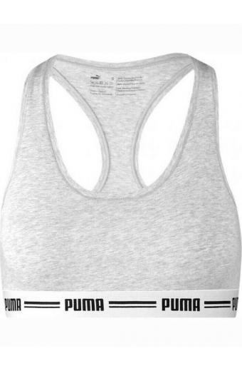 Puma 1P Hang Γυναικείο Αθλητικό Μπουστάκι Γκρι