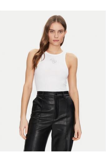 Guess Τοπ Λευκό Regular Fit