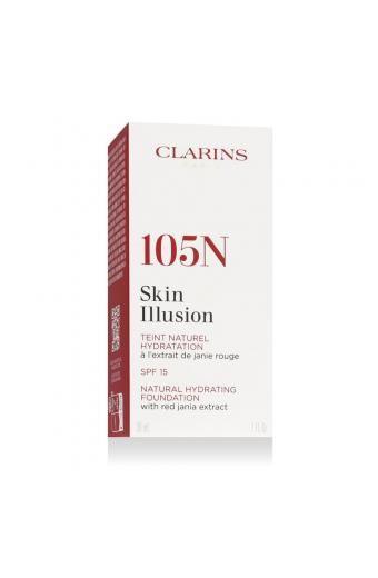 Clarins Skin Illusion Natural Hydrating Foundation SPF 15 (105N Nude) 30 ml