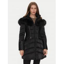 Guess Μπουφάν New Oxana Μαύρο Regular Fit
