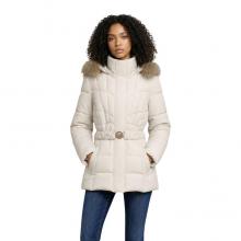 Guess Short Belted Puffer Μπέζ