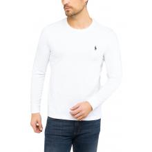 Ralph Lauren Ανδρική Μπλούζα Μακρυμάνικη Λευκή