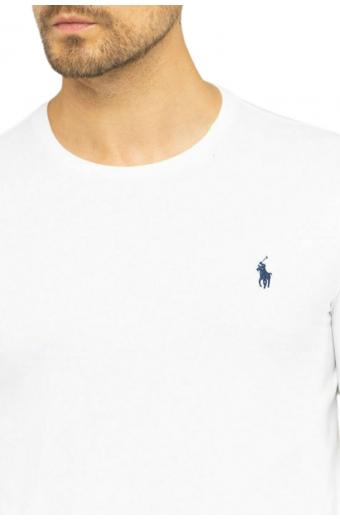 Ralph Lauren Ανδρική Μπλούζα Μακρυμάνικη Λευκή