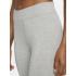 Nike Essentials Γυναικείο Cropped Κολάν Ψηλόμεσο Γκρι