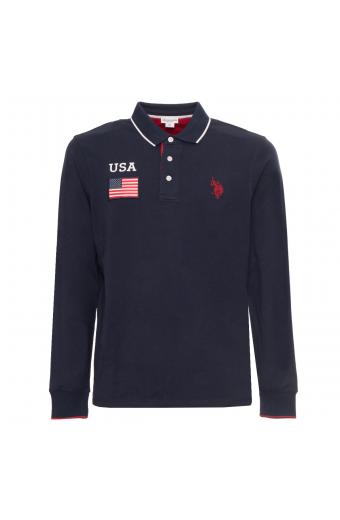 U.S. Polo Assn Μπλούζα Ανδρική Polo 