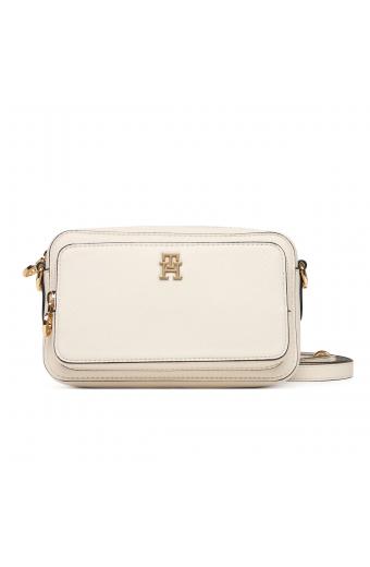 TOMMY HILFIGER TH ICON CAMERA ΤΣΑΝΤΑ ΕΚΡΟΥ