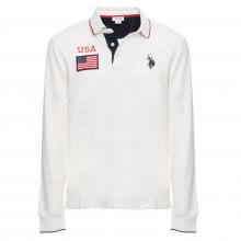 Us polo Assn Ανδρική Μπλούζα Polo Λευκό
