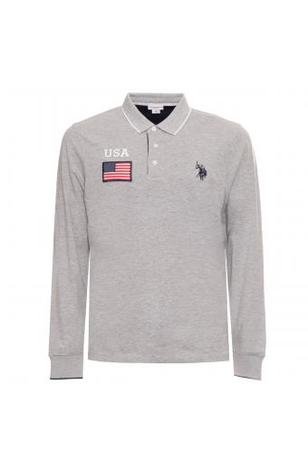 U.S. Polo Assn Μπλούζα Ανδρική light grey