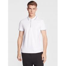 Armani Exchange Polo Μπλούζα Κοντομάνικη Λευκή