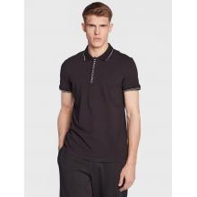 Armani Exchange Polo Μπλούζα Κοντομάνικη Μαύρη