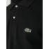 Lacoste Polo Μπλούζα Κοντομάνικη Μαύρη