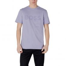Boss T-shirt Μώβ