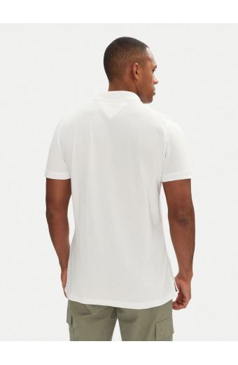 Tommy Hilfiger Polo Μπλούζα Κοντομάνικη Λευκή