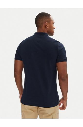Tommy Hilfiger Polo Μπλούζα Σκούρο μπλε Slim Fit