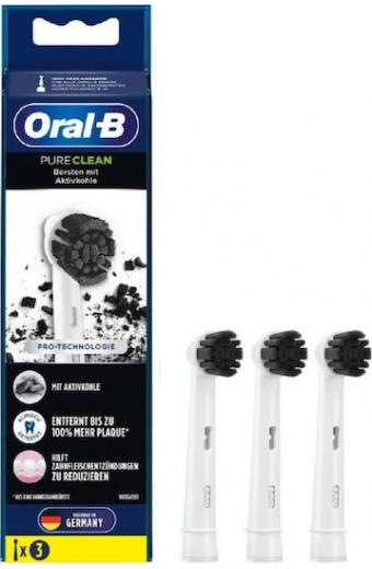 Oral-B Pure Clean με Ενεργό Άνθρακα Ανταλλακτικές Κεφαλές