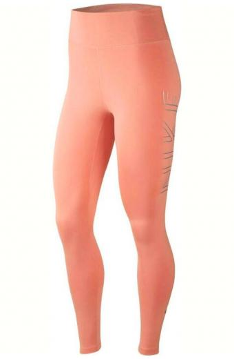 Nike Dri-Fit Running Γυναικείο Κολάν Ψηλόμεσο Ροζ