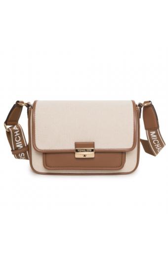 Michael Kors Bradshaw Medium Canvas Messenger Bag