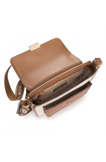 Michael Kors Bradshaw Medium Canvas Messenger Bag