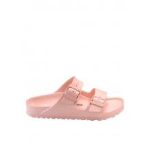 Birkenstock Arizona Eva Δερμάτινα Γυναικεία Ανατομικά Σανδάλια Ροζ