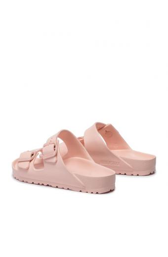 Birkenstock Arizona Eva Δερμάτινα Γυναικεία Ανατομικά Σανδάλια Ροζ 