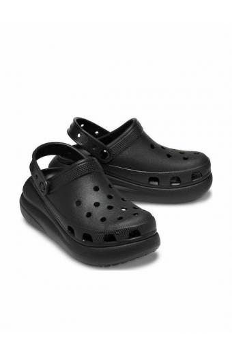 Crocs Classic Crush Ανατομικά Σαμπό Μαύρα