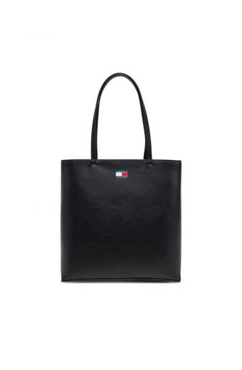 Tommy Hilfiger Γυναικεία Τσάντα Tote Χειρός Μαύρη